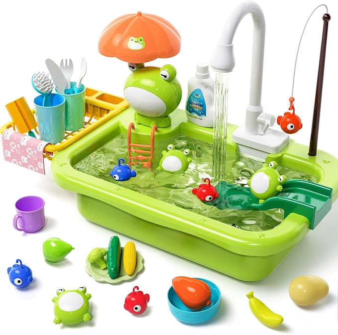 Interactive Play Sink With Running Water Set