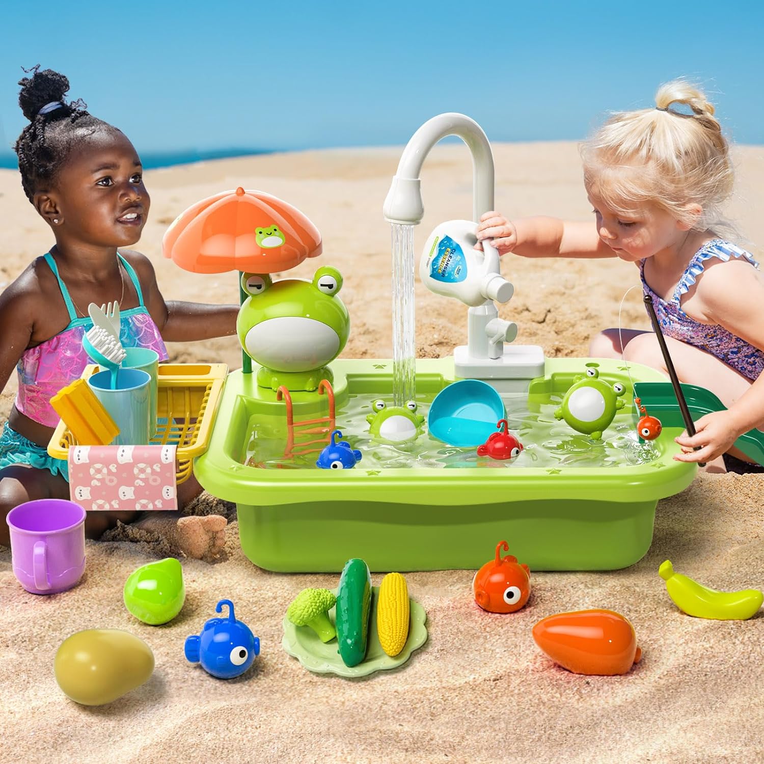 Interactive Play Sink With Running Water Set