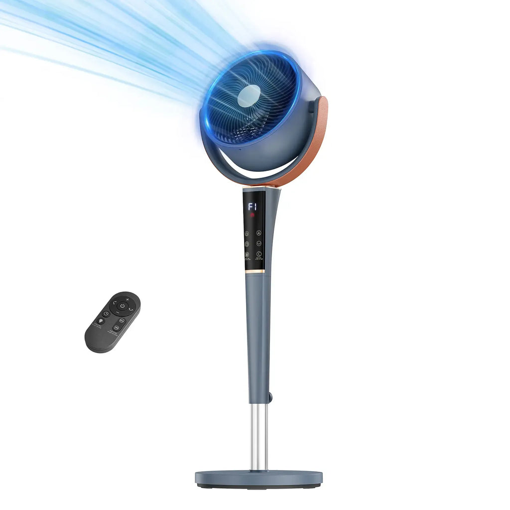 Stay Cool Instantly – Ultra Quiet 120° Oscillating Floor Fan with DC Motor Power